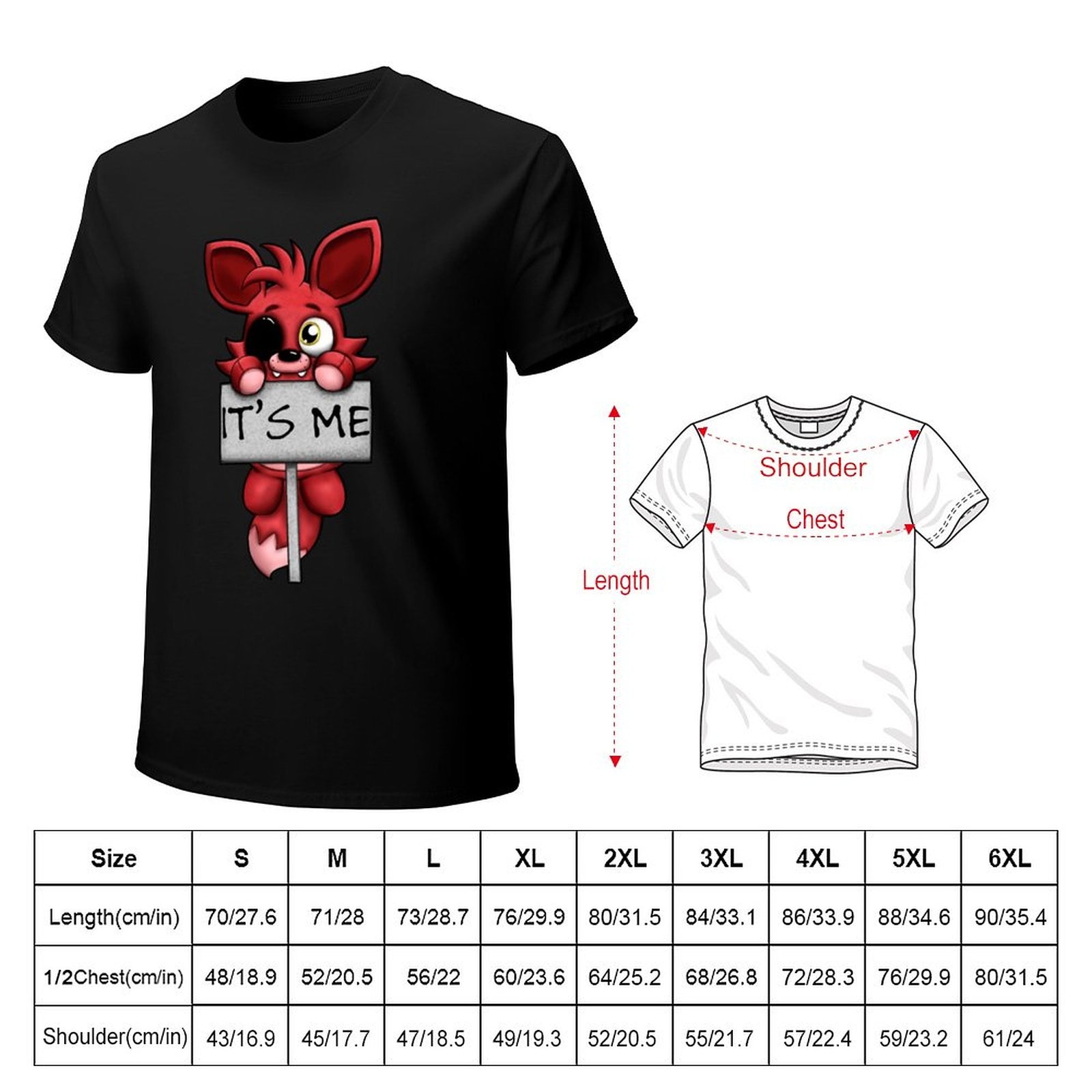 FNAF Plush Foxy T Shirt aesthetic clothes man clothes Aesthetic clothing Men s long sleeve t 1 - FNAF Plush