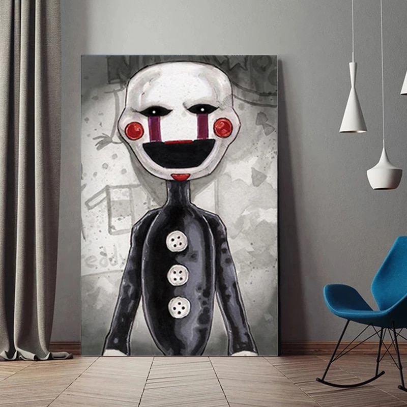 Freddy s Five Nights FNAF Ultimate Group Game Series Canvas Painting HD Print Wall Art Pictures 1 - FNAF Plush