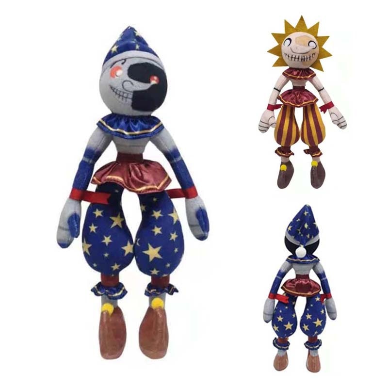 Kawaii Plushie Sundrop FNAF Plush Toys Soft Stuffed Clown Moon Sun Cartoon Horror Game Dolls For - FNAF Plush