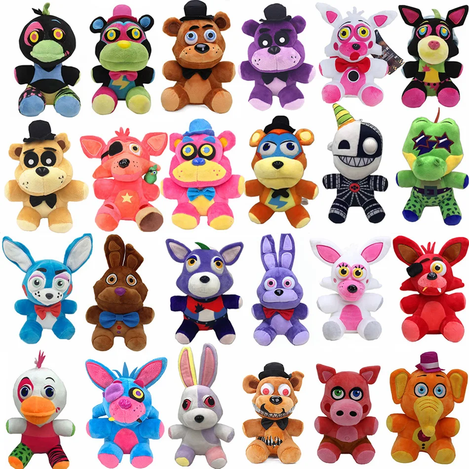 Five Night At Freddy Fnaf Cute Plush Toys Game Doll 18 CM Bonnie Bear Foxy Cartoon - FNAF Plush